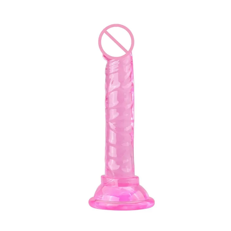 Vibrador realista, brinquedos sexuais, translúcido, gelatina macia, enorme, para mulheres, homens, pau falso, pênis grande, plug anal, loja de brinquedos sexuais eróticos — image 8