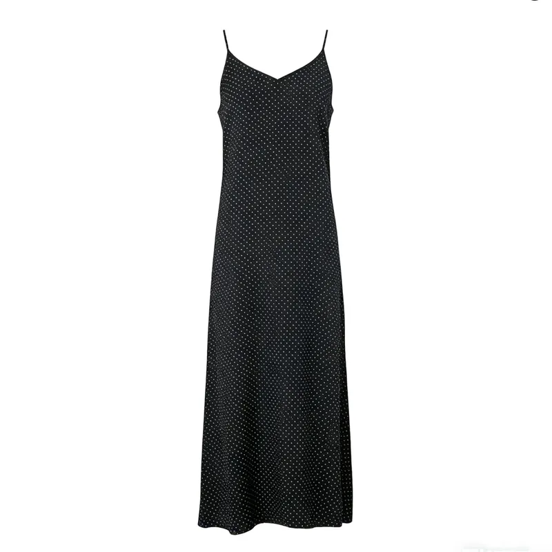 AP SS26 Dam Svart Cable Cardigan och Polka Dots Slip Dress Klassisk stil — image 2