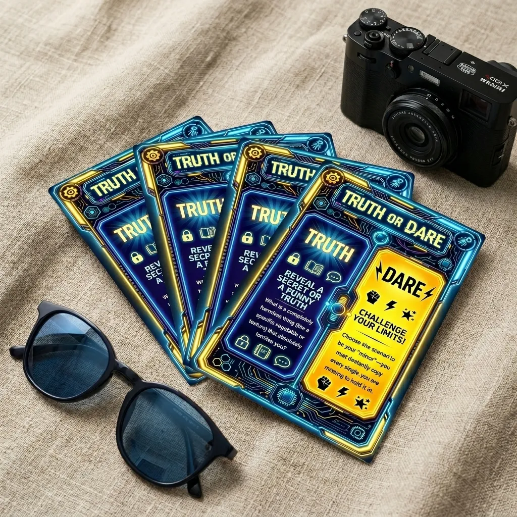 50 PCS Adult Secret Reveal Truth Dare Card Games Funny Acting Challenge Bar Tabletop Props Autumn Winter Halloween Christmas Fun — image 2