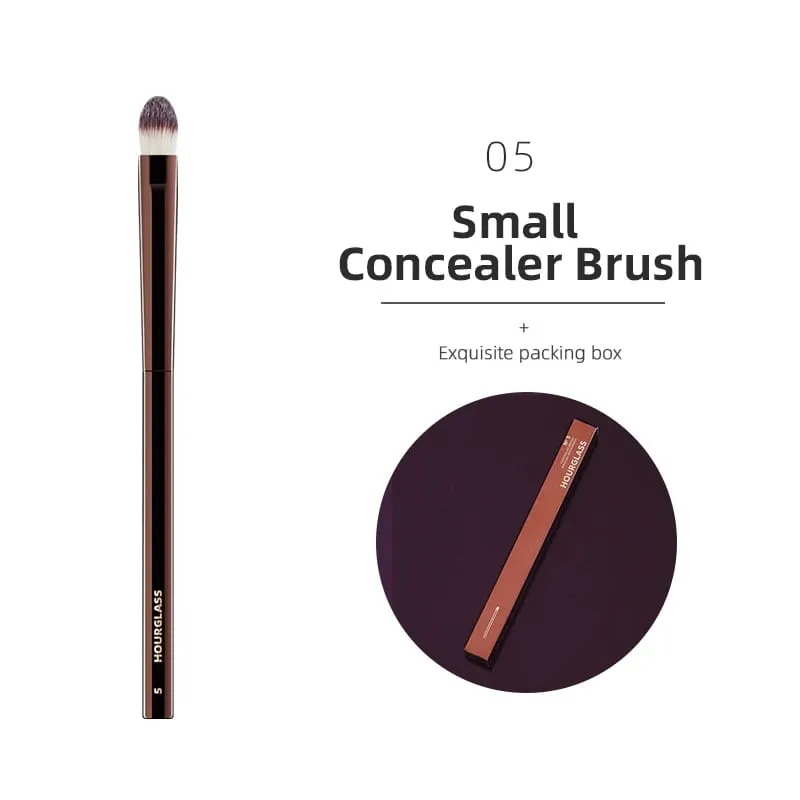 Hourglass Makeup Brush All Kinds Eyeshadow Foundation Concealer Powder Bronzer Blusher Eyeliner Retractable Professional Brushes — image 18