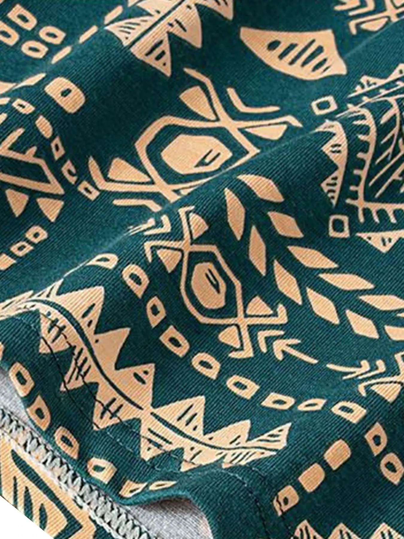 3PCS/SET Retro Ethnic Style Men's Underwear Print Men Boxer Shorts Aro Pants Trendy Casual Home New Breathable Men's Underpant