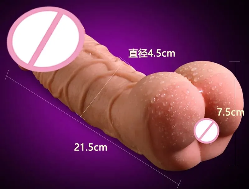 Realistic Penis Extender Sleeve Sex Condom for Men Masturbation Pussy Fake Ass Penis Enlarger Dildo for Couples Gay Sex Toys — image 8