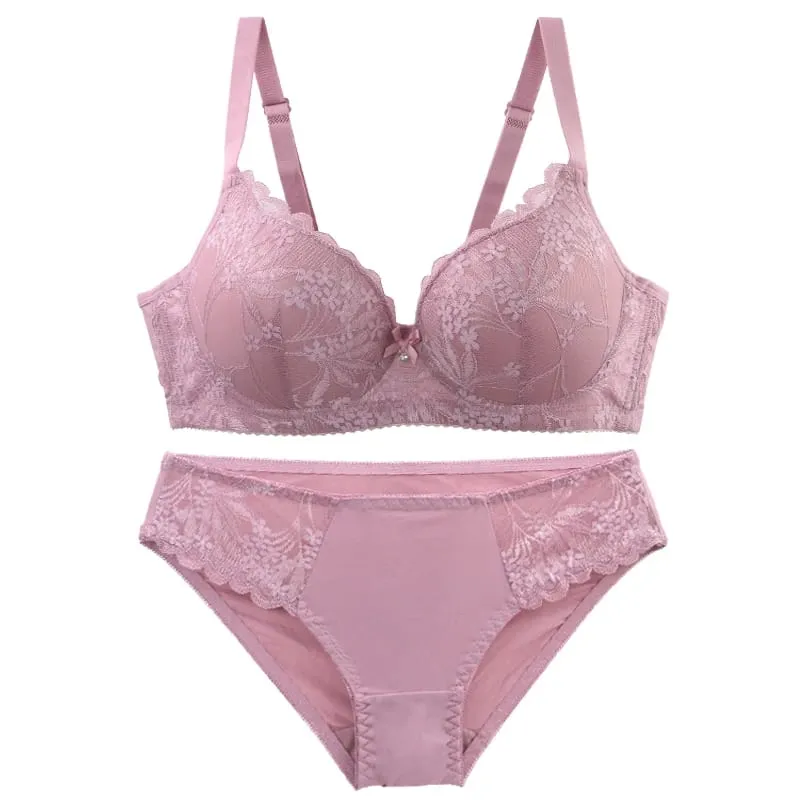 DaiNaFang Gather Anti Side Breast Bra Sets Thin Mold Cup Underwear For Women Breathable Sweat Absorption BC Lingerie — image 6