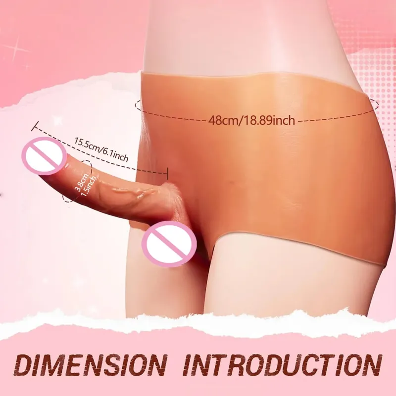 Cinta de arnês para calcinha com vibrador vestível, brinquedo sexual para mulheres adultas, silicone de alta elasticidade, pau grande, estimulador de clitóris, brinquedo lésbico