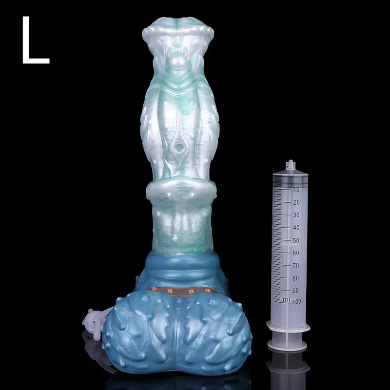Large Squirting Horse Dildo Silicone Anal Plug Female Masturbator Prostate Massager Long Penis Adult Sex Toys for Women Men — image 23