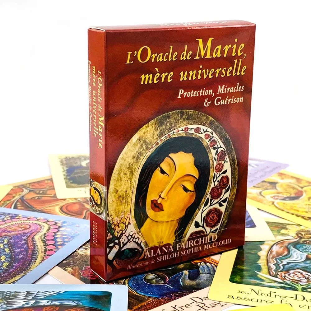 L'Oracle De Marie Mère Universelle Oracle Cards 44 Card Divine Mother Guidance Deck Spiritual Meditation Divination Board Games — image 1