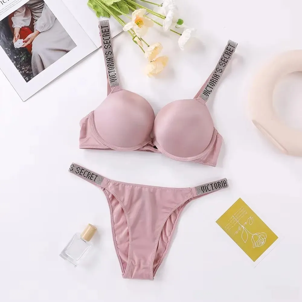 Victoria's Secret Sexy Lingerie Bra and Panty Set Push Up Classic Women's Lingerie Set Sexy Breathable Soft Versatile Shapewear — image 3