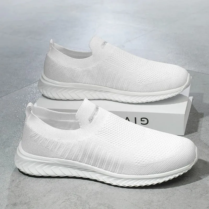 Men Vulcanize Shoes Mesh Men Shoes Lightweight Comfortable Men's Sneakers 2025 Autumn Fashion Slip on Flats Shoes Male Loafers — image 13