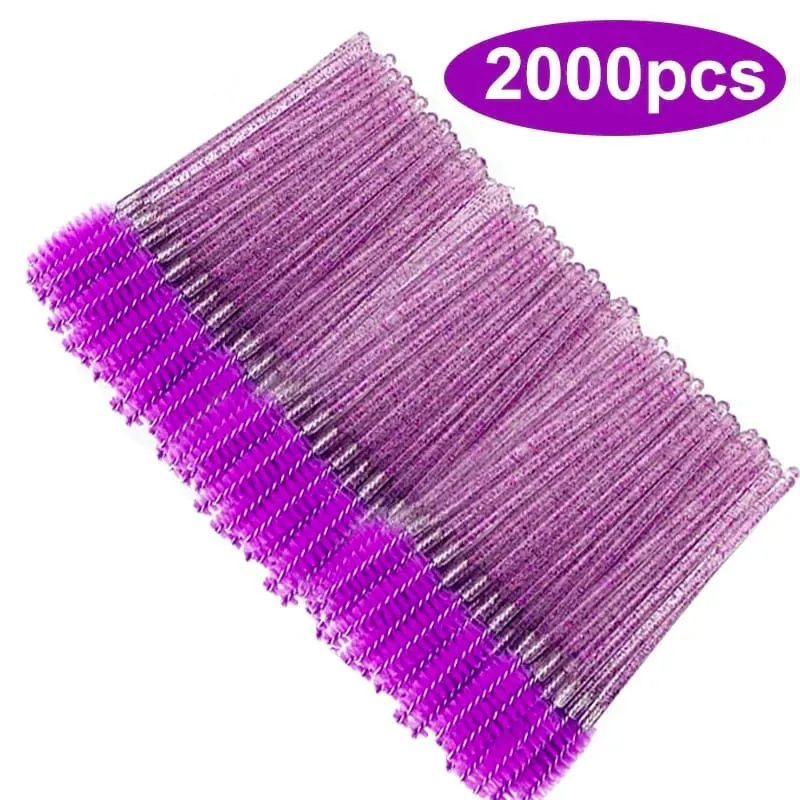 Wholesale 50/1000/2000pcs Spoolies Brushes Applicator Makeup Tools Eyelash Brush Mascara Wands Wholesale Eyebrow Lash Cleaning — image 13