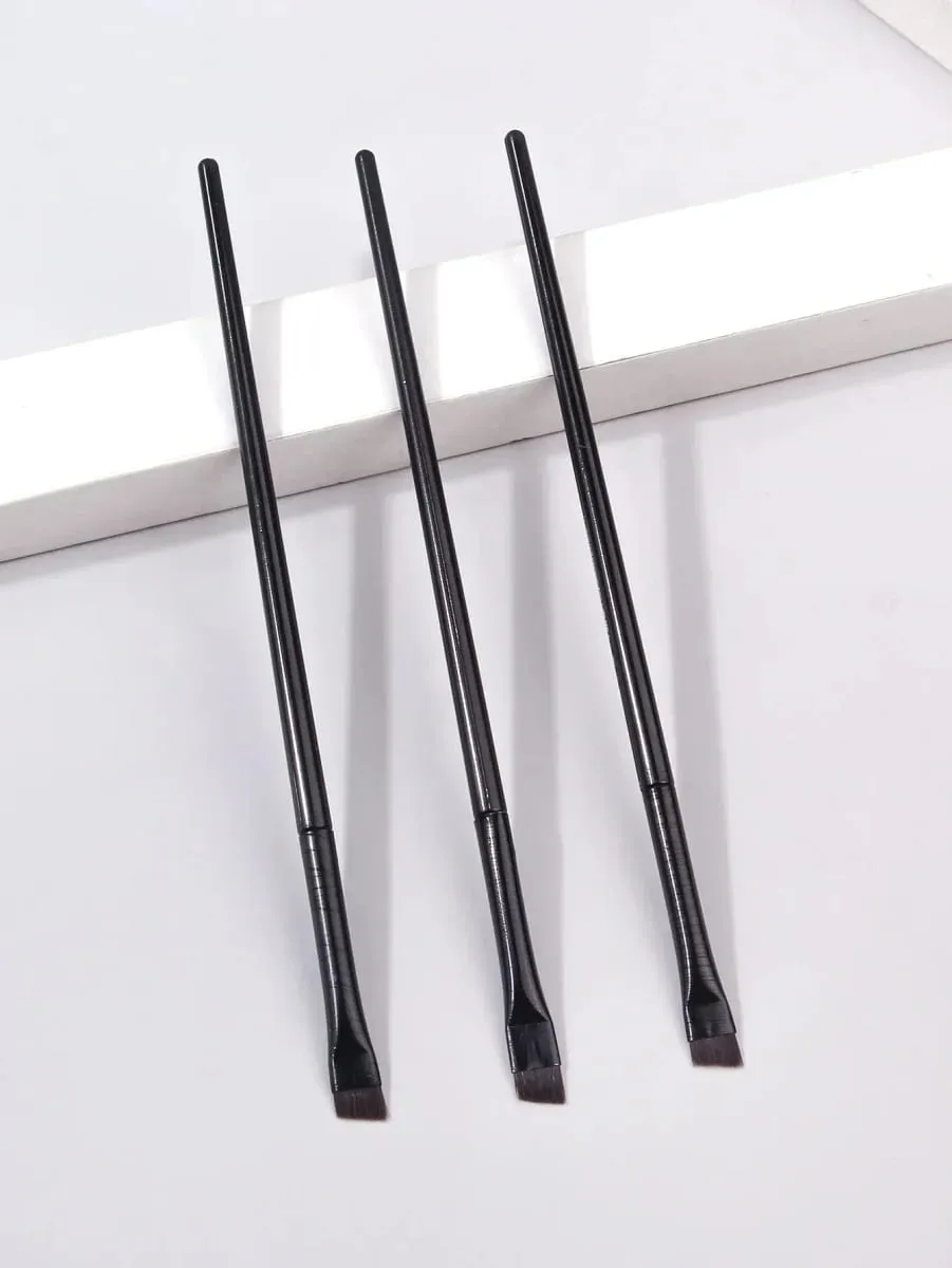 Flat Eyeliner Make up Brush Super Thin Angled Eyeliner Eyebrow Makeup Brushes Professional Exquisite Fine Eyebrow Makeup Tools — image 3