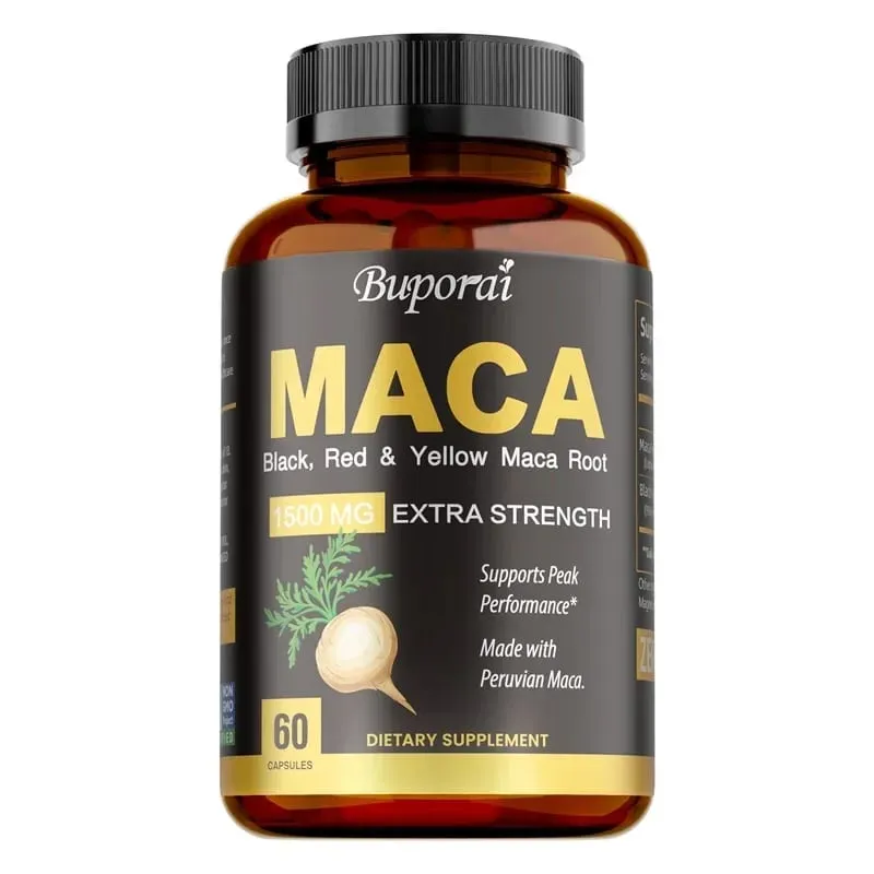 Maca Capsules - Reduce Fatigue Hormone Balance Regulate Mood Improve Athletic Performance Increases Energy and Endurance — image 8