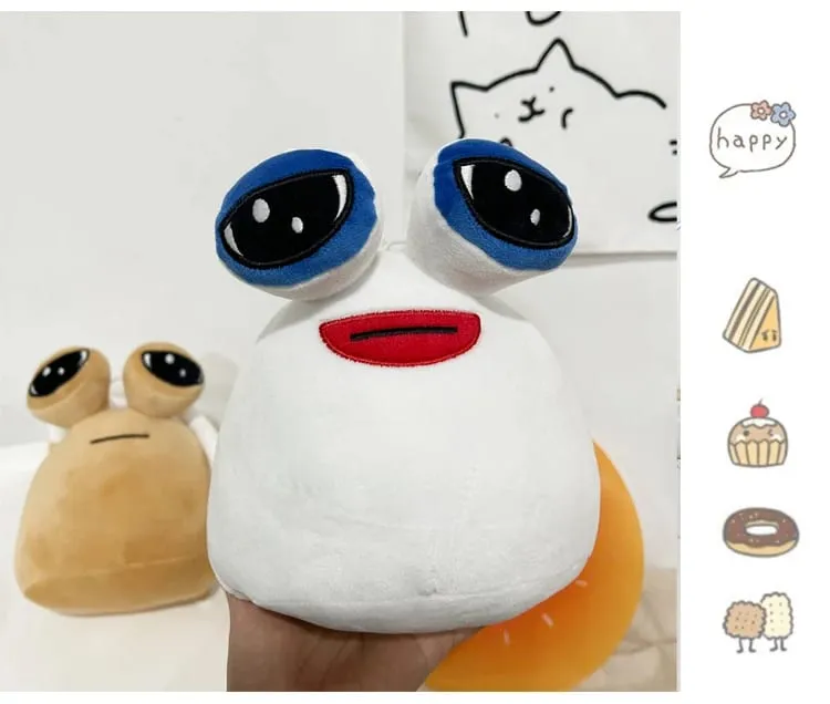 12/22cm Big Eyes E.T. Plush Pillow Stuffed POU Plush Toy Kawaii Cartoon Figure Man Gift — image 8