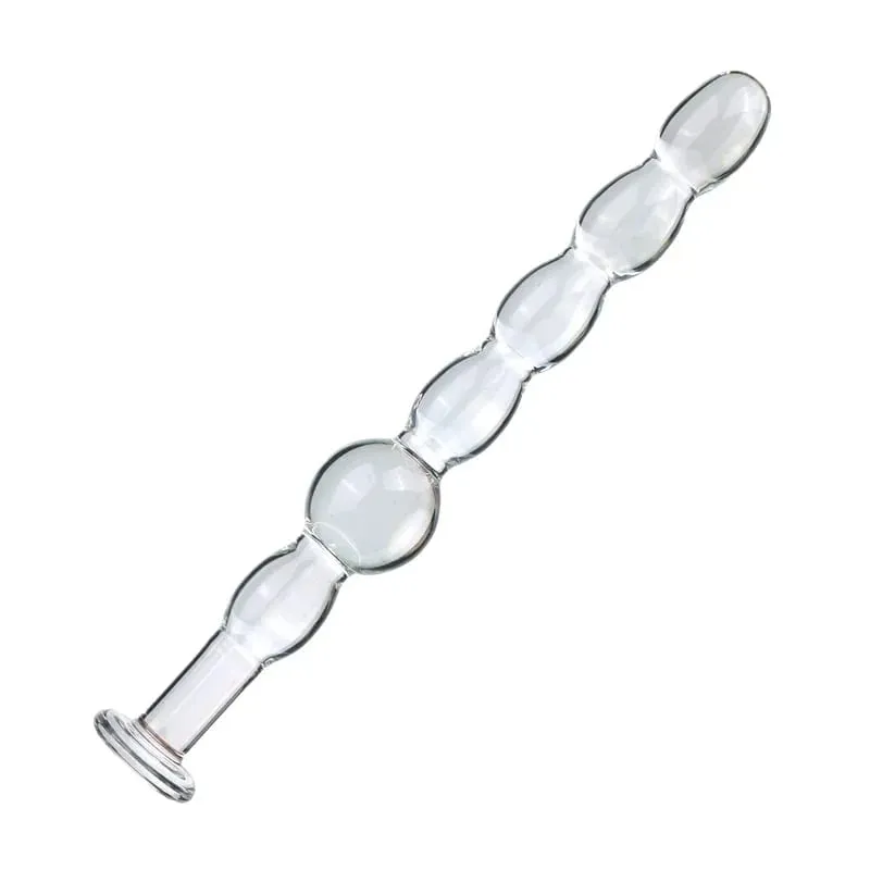 Plug Anal en verre, Six styles, perles de traction, double usage, petits godes, Plug Anal, Masturbation, dilatation postérieure, jouets sexuels pour adultes — image 5