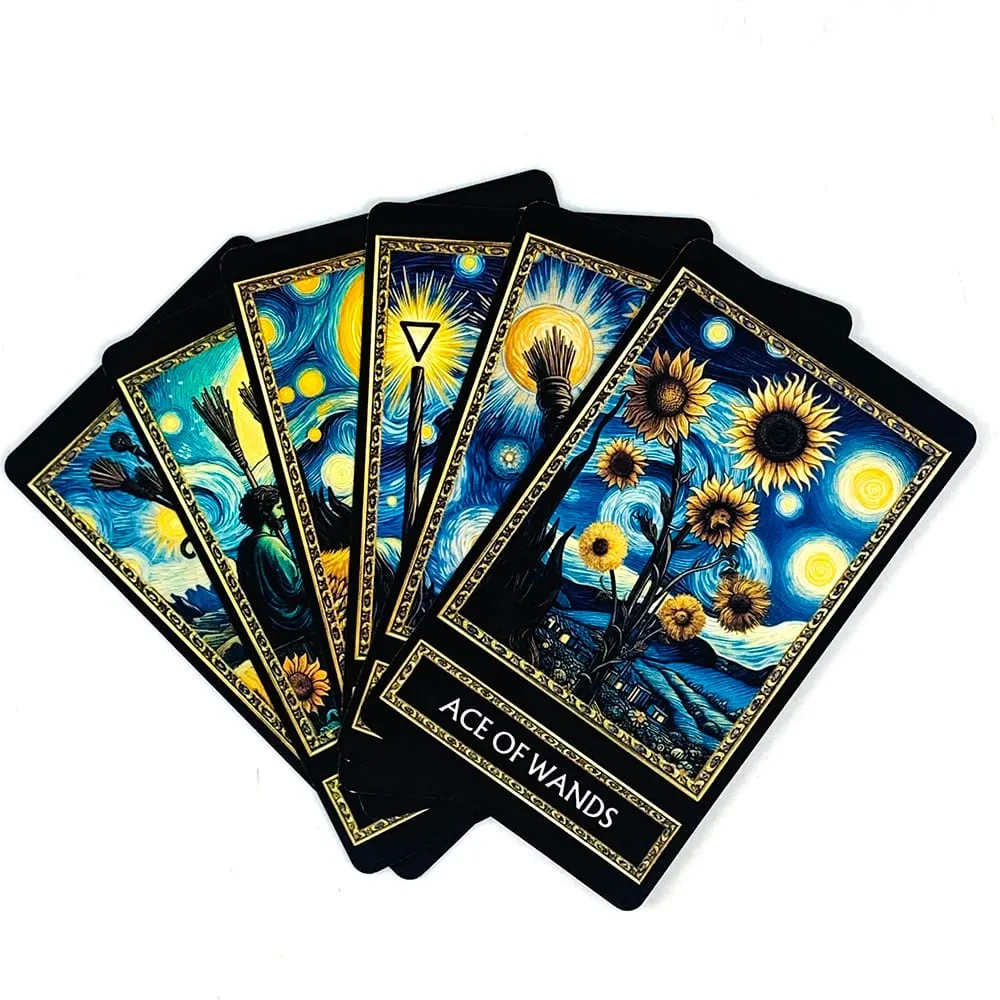 New Tarot Cards A 78 Cards Deck English Version Fortune Telling Divination Deck Game For Family Party Card Game New Year Gifts — image 5