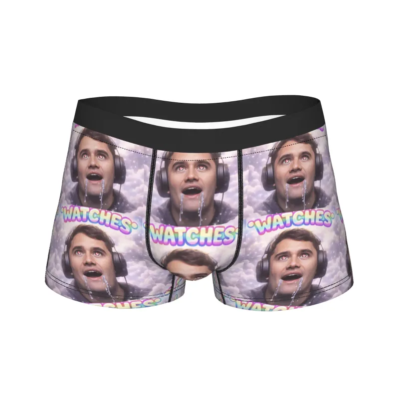 Charlie Kirk Meme Boxer Shorts Bolsa Cueca de Alta Qualidade Alfândega Shorts Cuecas Novidade Calcinhas Masculinas Plus Size 2XL — image 12