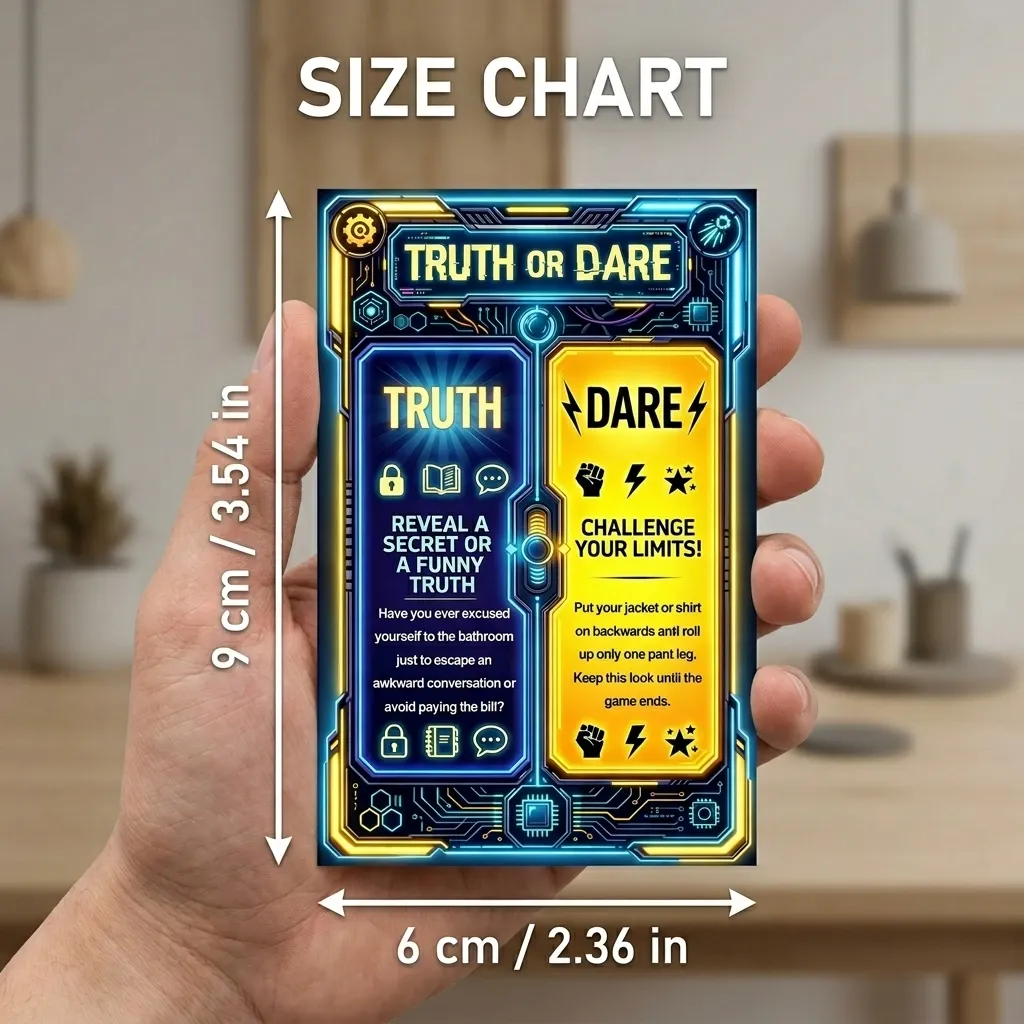 50 PCS Adult Secret Reveal Truth Dare Card Games Funny Acting Challenge Bar Tabletop Props Autumn Winter Halloween Christmas Fun — image 4