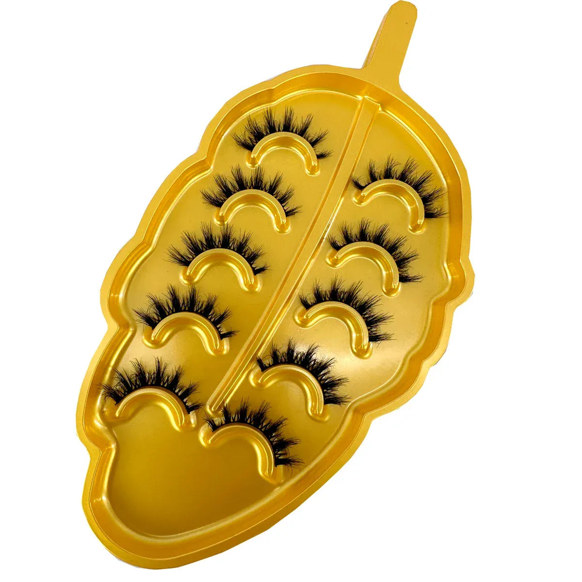 NEW Cat/Fox Eye Effect 5pairs Messy Fluffy Volume Eyelashes6D Super Fluffy Wispy Mink Eyelashes Dramatic Lashes Eyelash — image 2