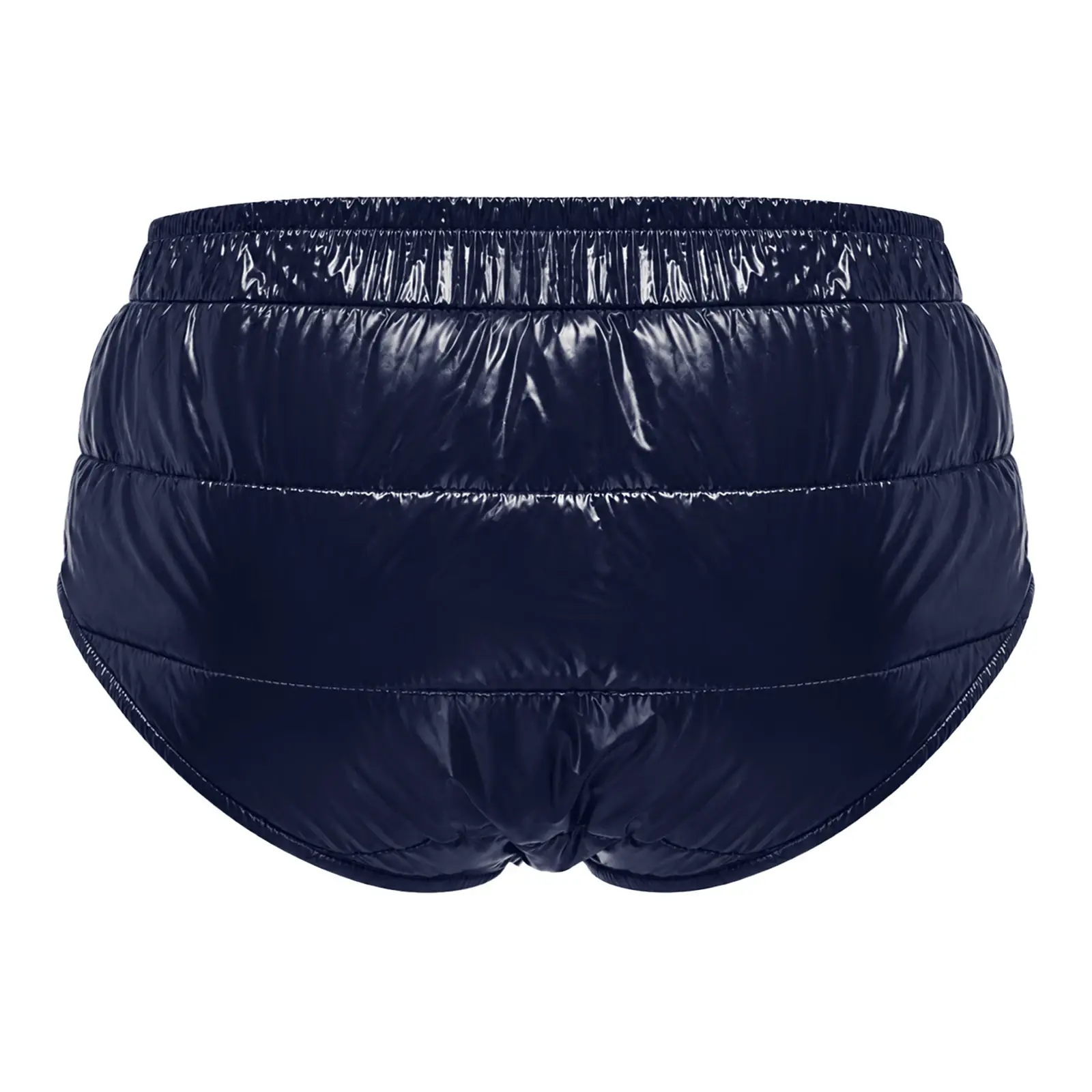 Mens Diaper Cover Adaptive Underwear Elastic Waistband Water Resistant Padded Briefs Reusable Leakproof Panties Special Wear