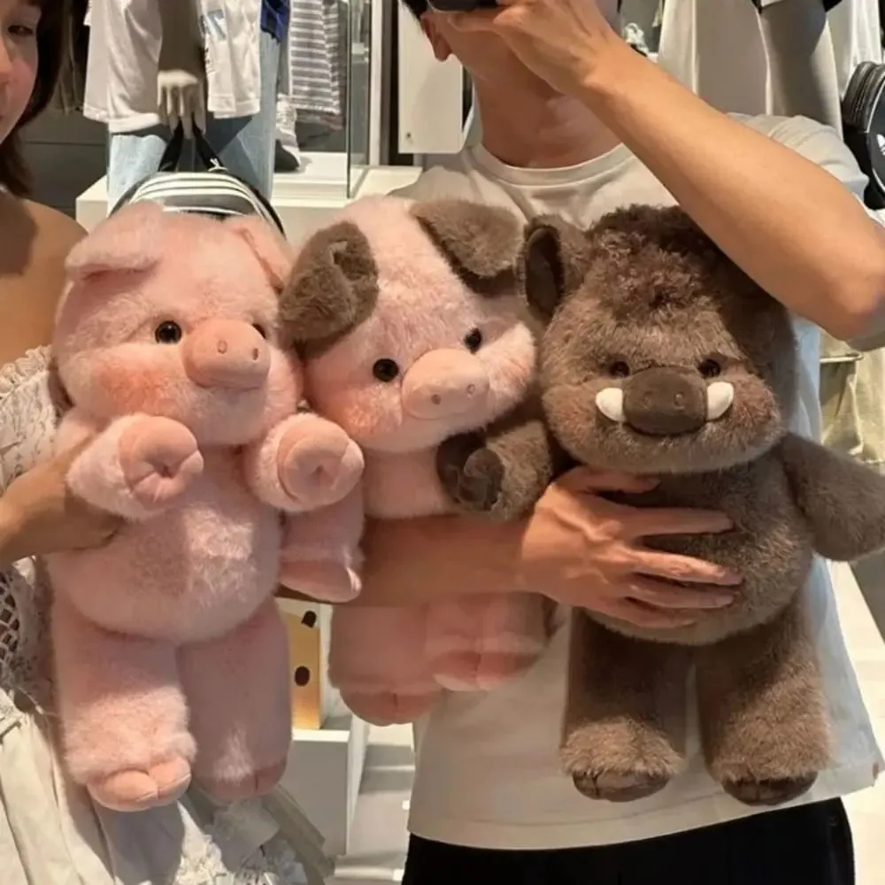 New Creative Gift Soft Pig Stuffed Animal Plush Pillow Cute 17.7inch Stuffed Animals Plush Emotional Support Plush Pillow — image 1