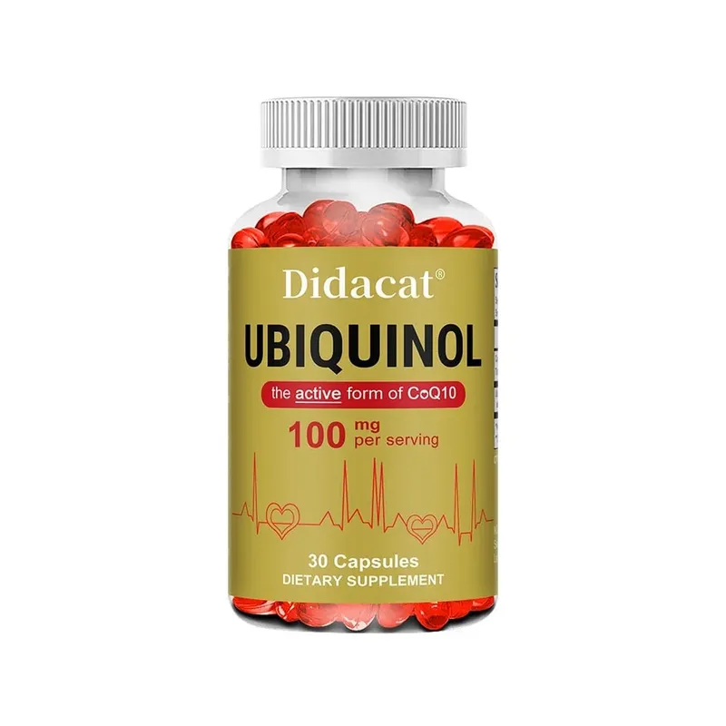Ubiquinol CoQ10 Vegetable Capsules Antioxidant Support Joint Cellular Energy Production Heart & Cardiovascular Health