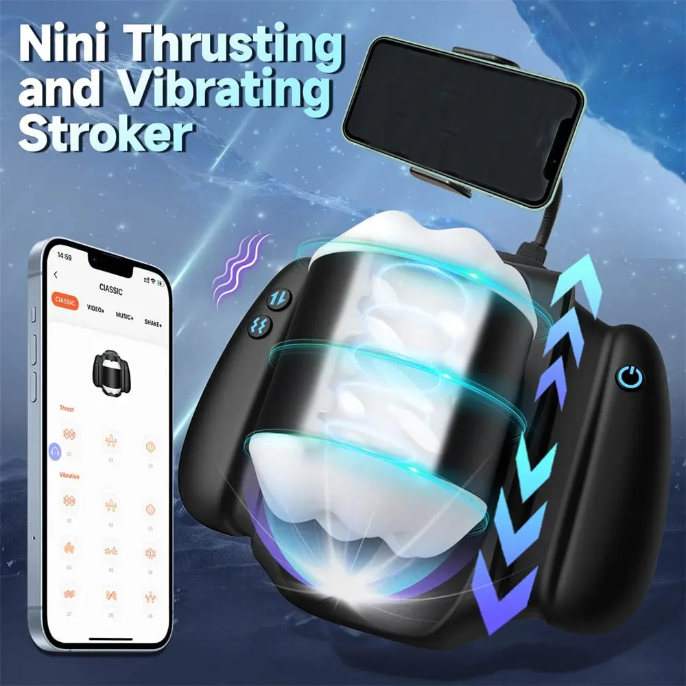 Automatic Telescopic Vibrating Male Handle Masturbator Cup Penile Stimulator Vaginal Pocket Pussy Adult Sex Machine for Men — image 5