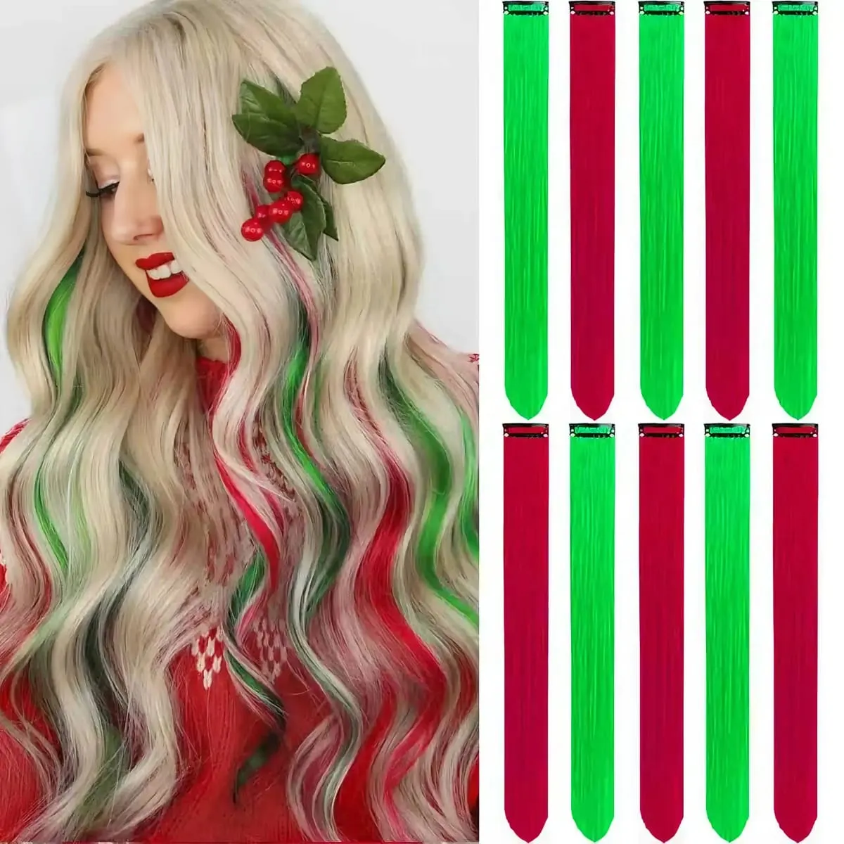 Wigs On Clearance Sale | 18 Colors Glueless Synthetic Clip In Wigs Budget Friendly For Cosplay Lolita Daily Wear