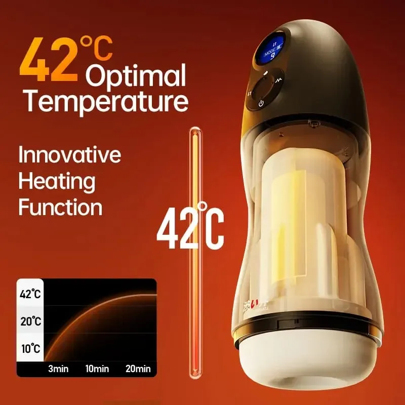 Masturbador masculino de sucção automática, equipamento de masturbação boquete, brinquedos sexuais, produtos adultos para homens, copo masturbador — image 4