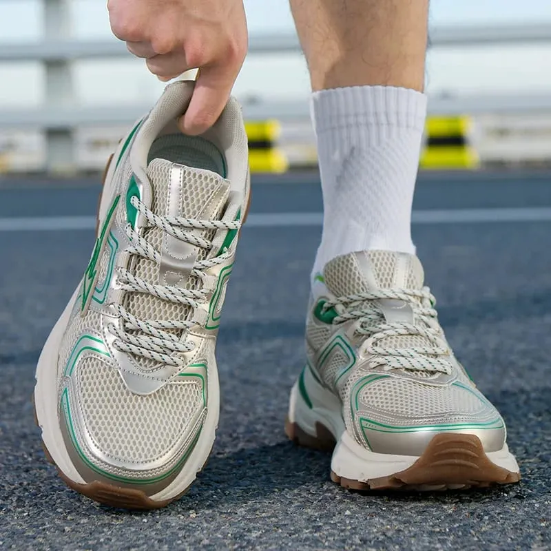 2026 Men Trendy Platform Dad Sneakers Women Breathable Mesh Soft Cushion Sport Running Non-Slip Athletic Jogging Training Shoes — image 9