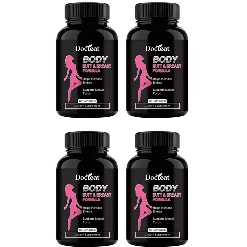 Docteat Body Butt & Breast Formula Capsules Helps Increase Energy and Supports Mental Focus with Creatine and Whey 60 Capsules — image 10