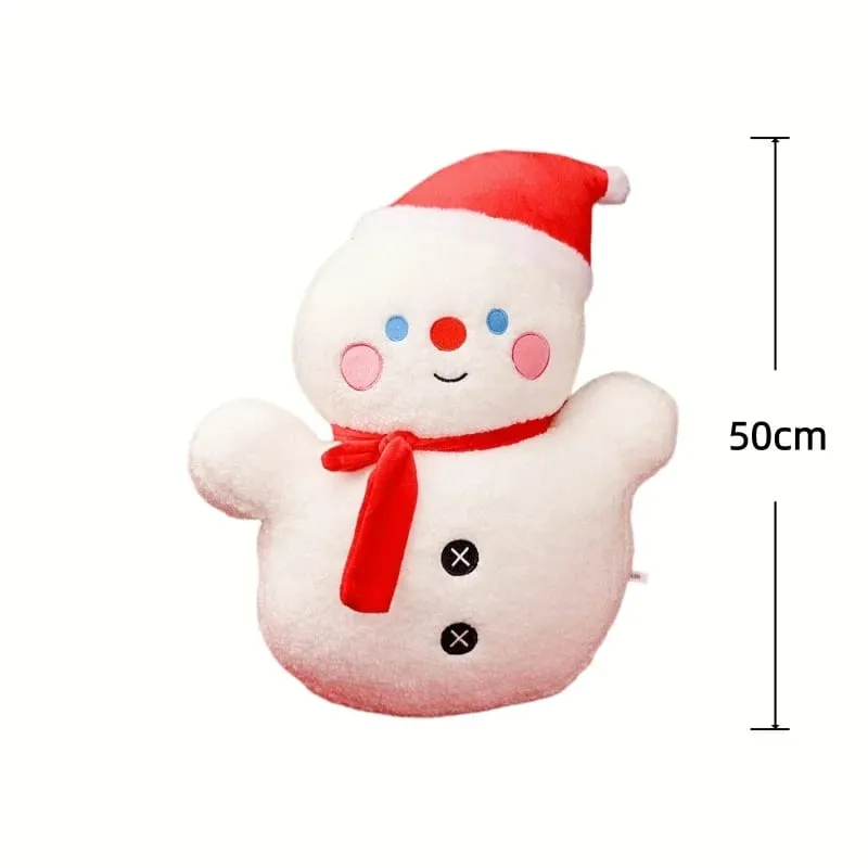 Christmas Tree Snowman Gingerbread Man Plush Pillow Soft Sofa Cushion Napping Pillow Adorably Room Decor Toys Christmas Gift — image 9