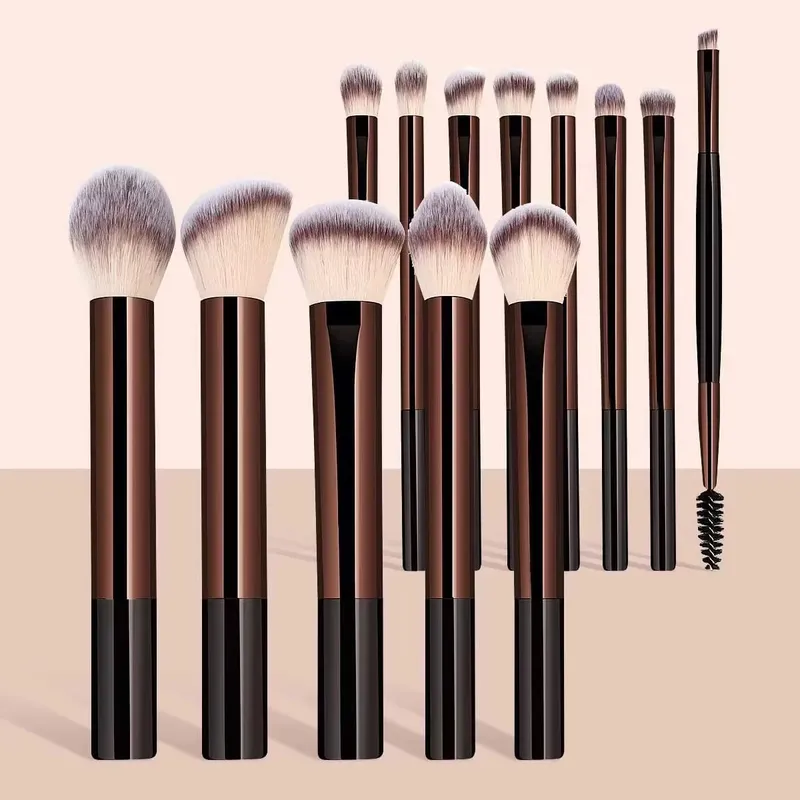 8Pcs Long‑Handle Multifunctional Makeup Brushes Set Synthetic Hair for Powder Blush Foundation Contour Face Cosmetic Makeup Tool — image 8