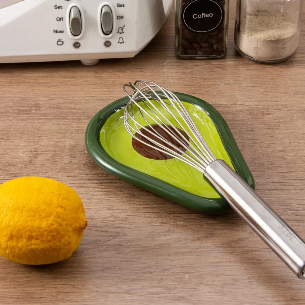 1pc ceramic spoon rest suitable for kitchen countertops used for spoons shovels spoons and egg beaters — image 5