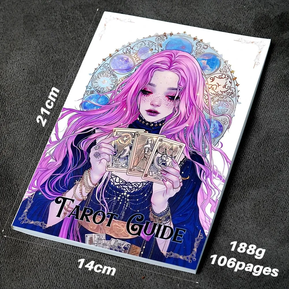 Tarot Beginner's Guide 106 pages Card Meanings Reading Spreads Cheat Sheets learning tarot Understanding Tarot Guidebook