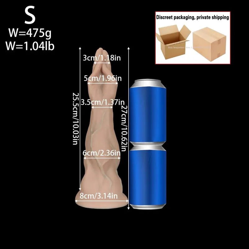 Malaking Silicone Foot Butt Plug Makapal Leg Dildo Malaking Anal Plug Anal Expander Masturbator Anus Dilator Sex Toys Pang-adultong Laruang Sex Shop — image 9