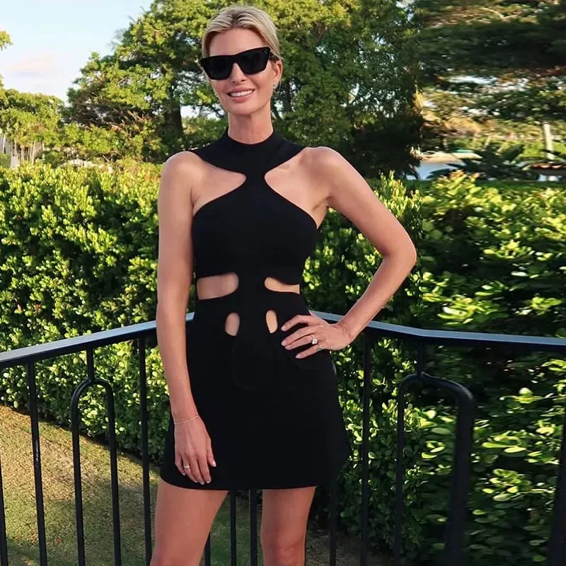 Women Elegant Maxi Dress Keyhole Neckline Braided Trim Sleeveless Backless High Slit Hem Solid Dresses 2026 Summer Fashion Gown — image 10