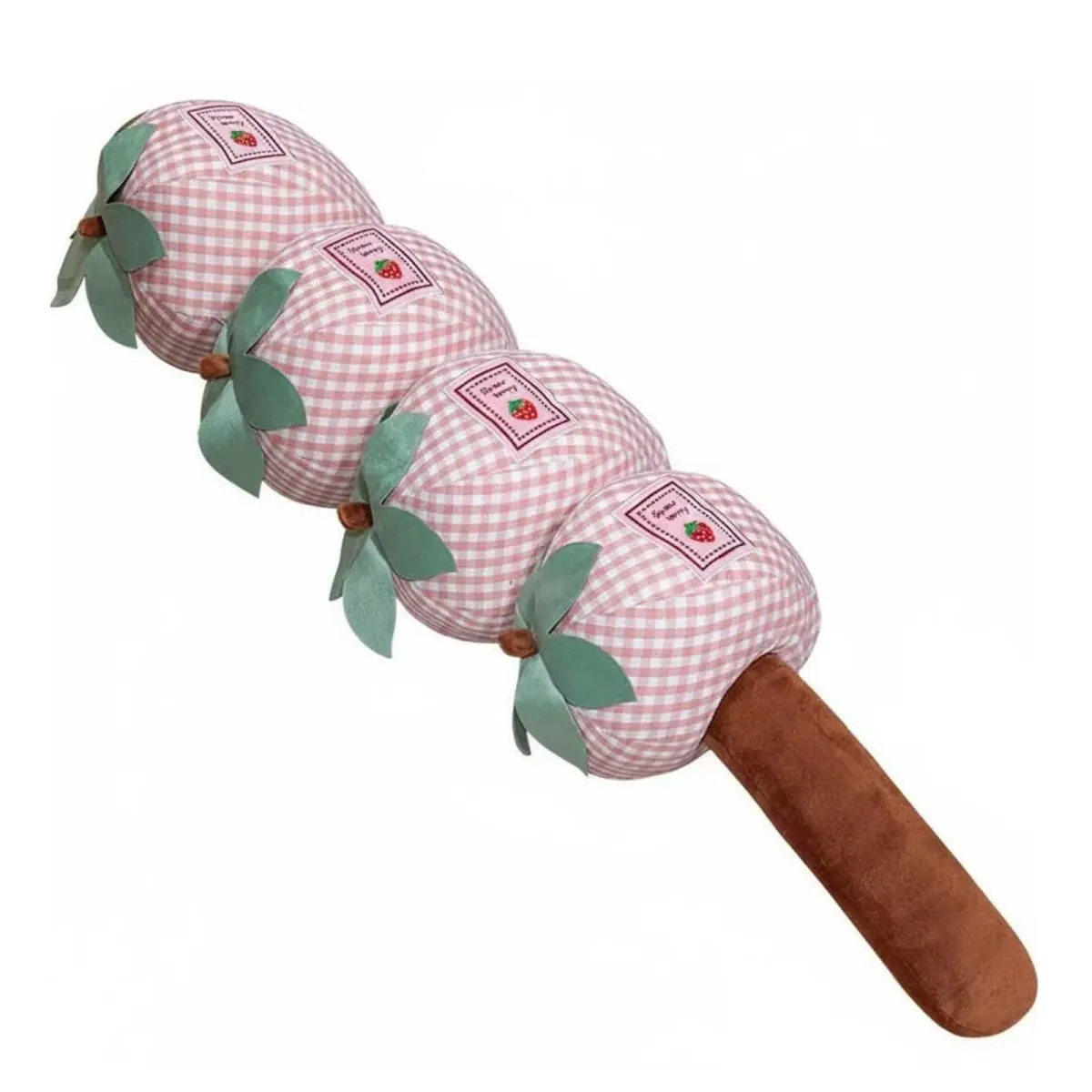 Soft Cute Pillow Long Body Pillow with Detachable Fruit Sections for Lounge Bed Rest Comfort