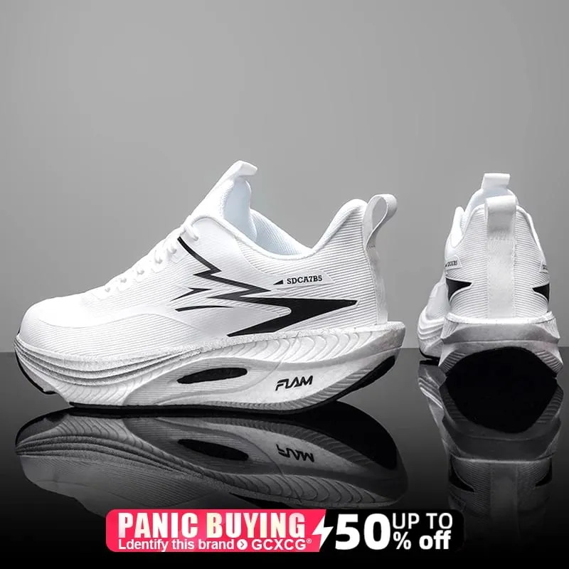 Sports Running Shoe Carbon Board Speciality Men Breathable Lightweight Women's Comfortable Athletic Nonskid Sneakers Marathon — image 4