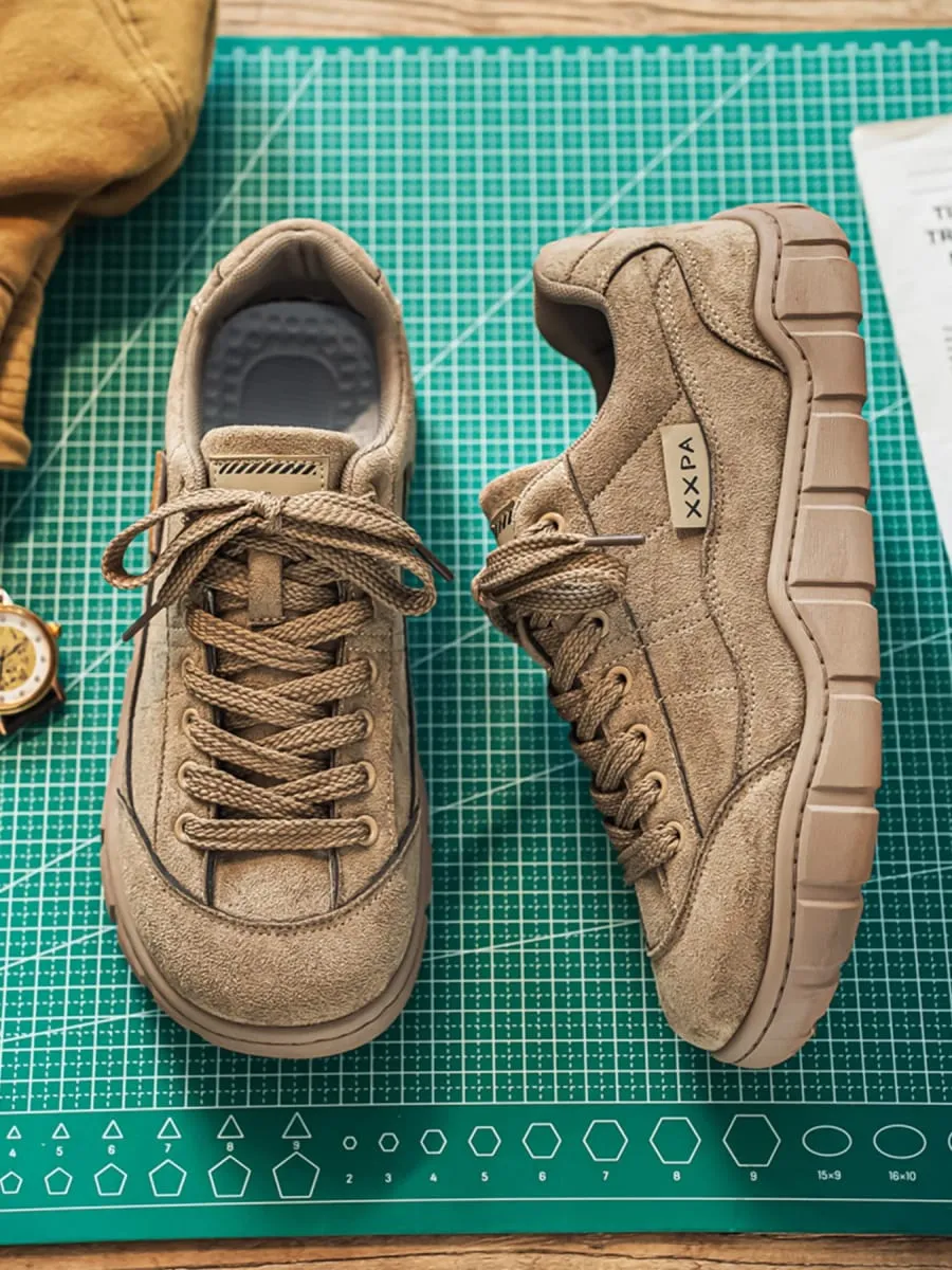 Men's Shoes Autumn New Retro Casual Sports Sneakers Non-Slip Soft Sole Wide-Toe Trendy Shoes — image 3