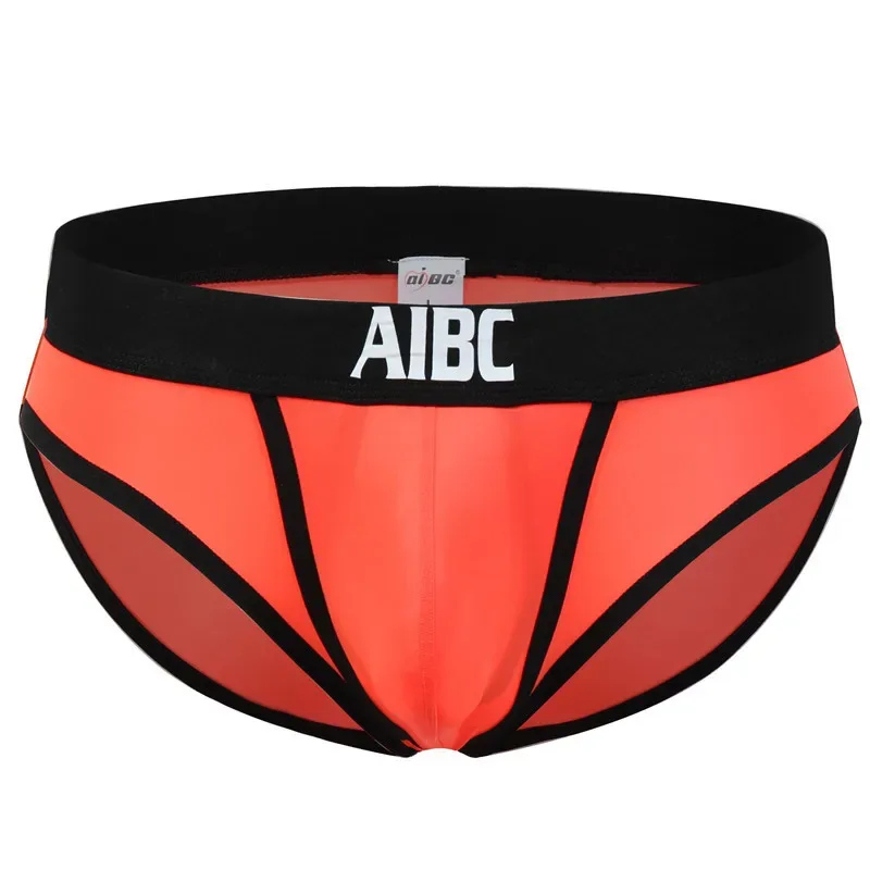 Ice Silk Underwear For Men Big Pouch Open Front Briefs Low Rise Underpants Gun Separation Breathable — image 28