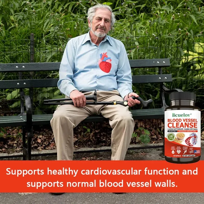 Nattokinase 2000 FU Supplement - Improve Blood Circulation Promote Detoxification Metabolism Maintain Cardiovascular Health — image 4