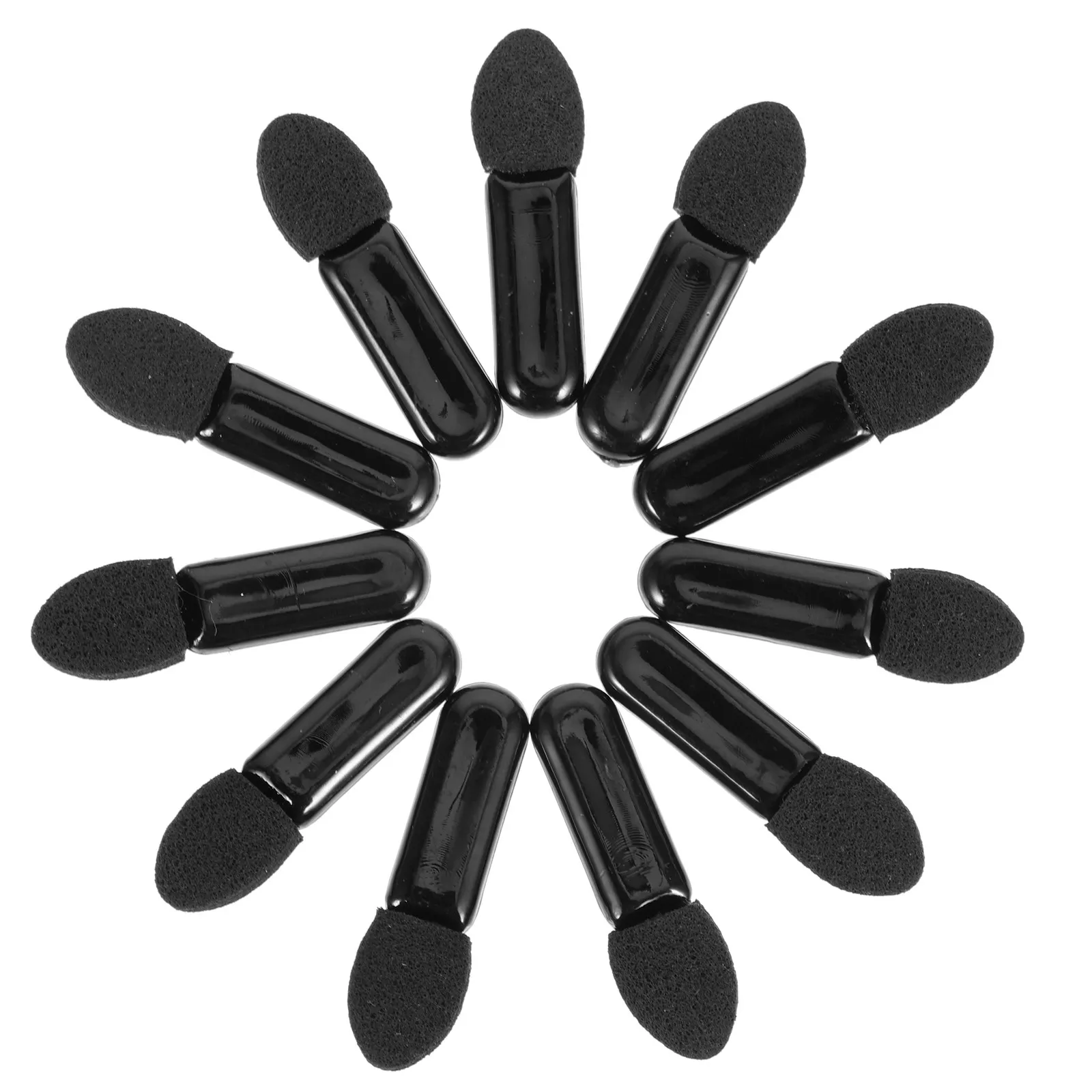 100Pcs 아이 섀도우 애플리케이터 프리미엄 소재 메이크업 브러쉬 소형 경량 아이 섀도우 스틱 립 브러쉬 도구 메이크업 공급