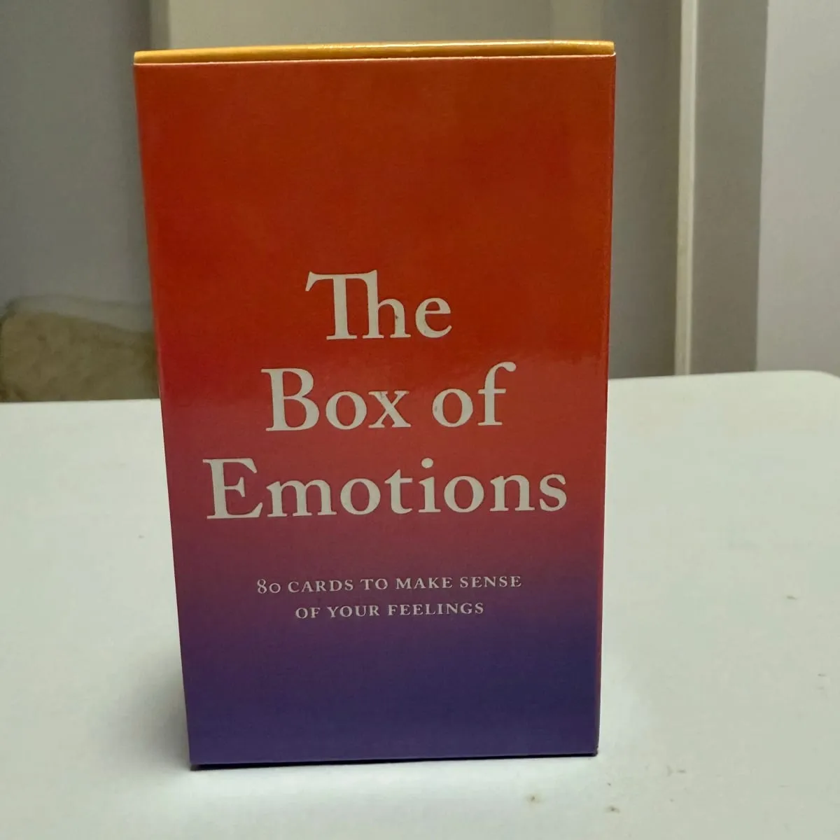 The Box of Emotions Deck Engish Version 80 Cards To Make Sense of Your Feelings