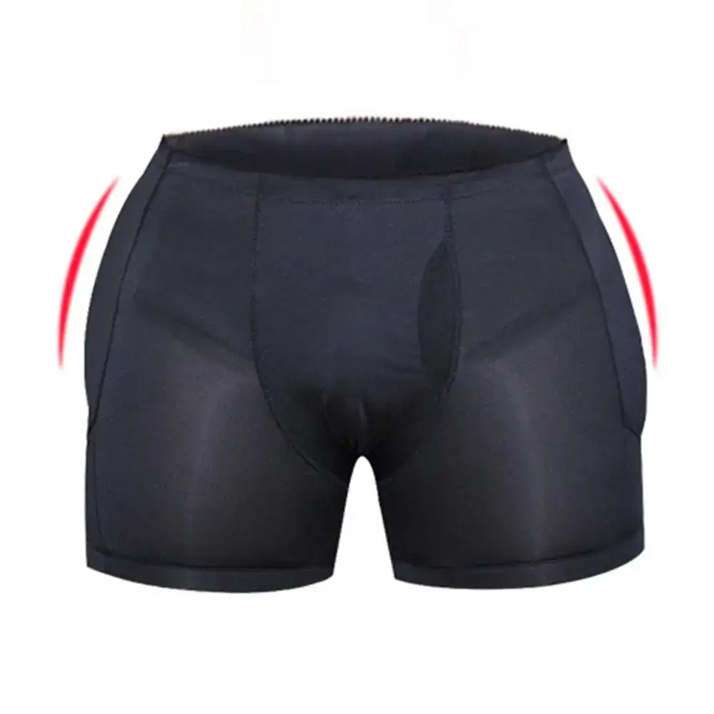 Sexy falso bunda acolchoada boxers homens cuecas almofada de enchimento shapewear bunda grossa levantada natural boxers roupa interior levantador de bunda — image 12