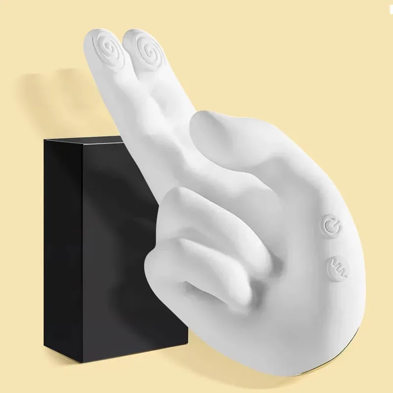Hand Massager Wholesale Realistic Finger Flapping Clitoral Stimulator Flexible Hands Vibrator Vagina Massager Sex Toy for Women