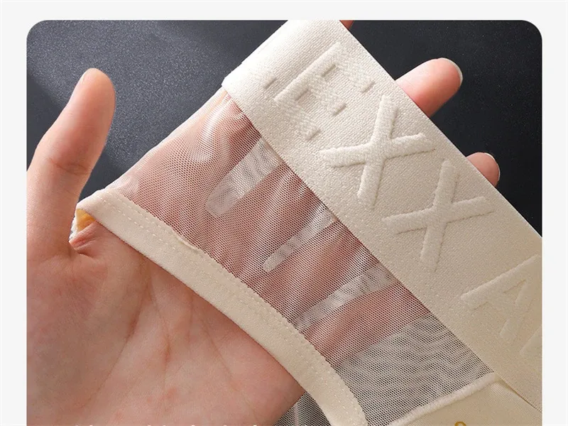 Adultos 18 plus cueca malha roupa interior masculina carta cintura cuecas masculino impressão calzoncillos hombre 3d convexo saco homem lingerie novo — image 10