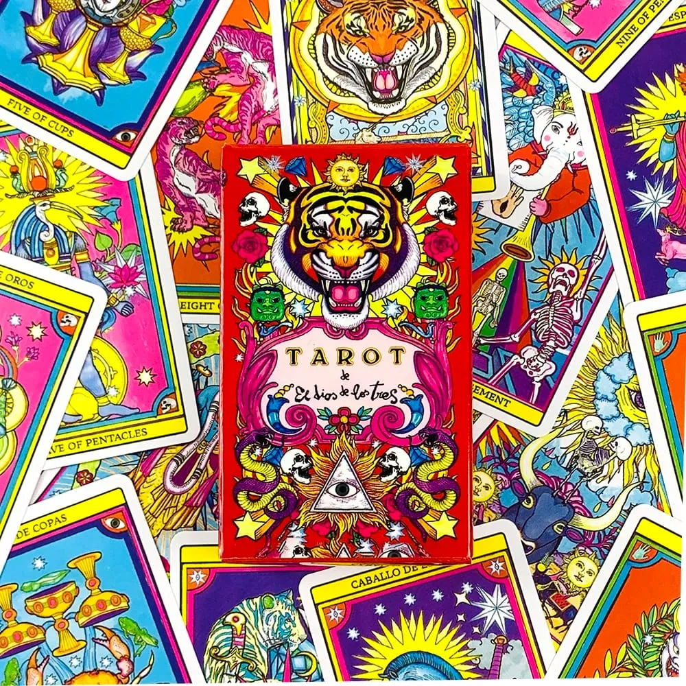 New Tarot Cards Of Arrival Traditional Chinese Style Tiger Deck Oracle English Visions Divination Edition Borad Playing Games — image 2