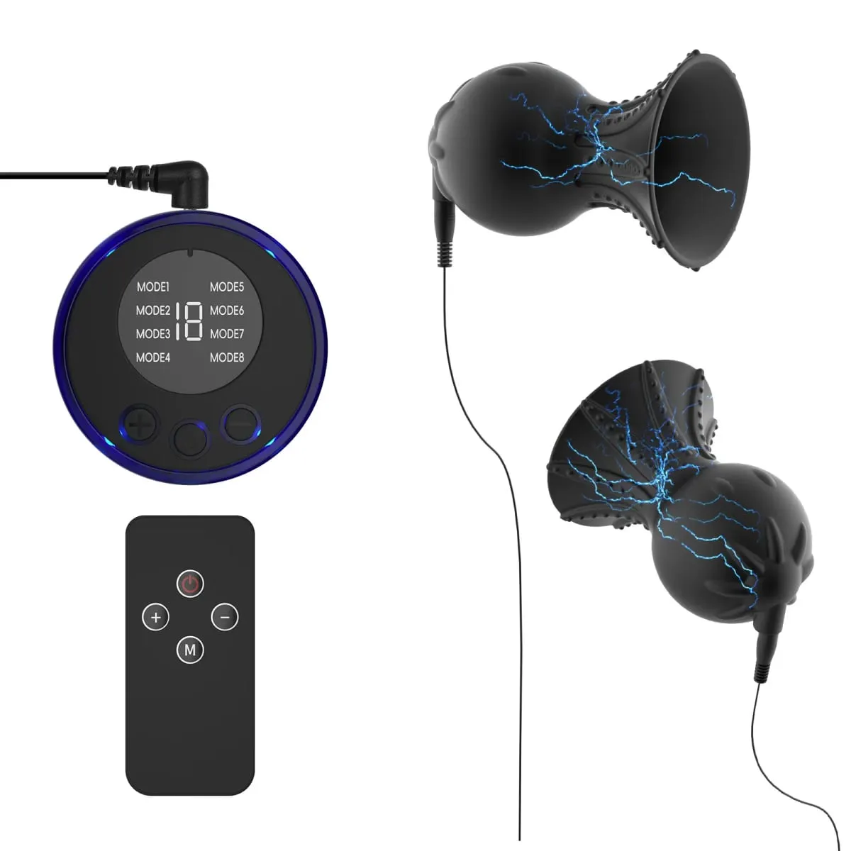Electric Shocker Breast Pump Enlargement For Women Nipple Sucker Clitoris Suction Bondage E-stim Erotic Sex Toy Bdsm — image 2
