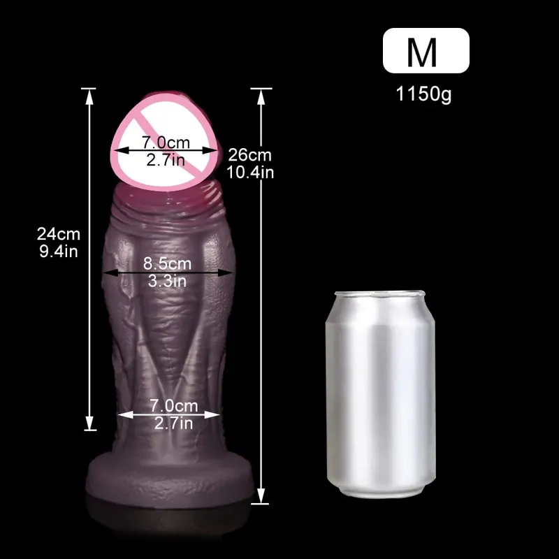 52-97mm Napakalaking Anal Dildos para sa Babae Mga Lalaki Mga Sex Toys Silicone Realistic Dildo Butt Plug Consolador Makapal Dick 18+ Sex Shop Malaking titi — image 12