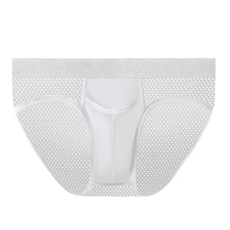 Calcinha de separação de bala masculina sexy u-convexo cuecas veia gelo seda escrotal aro esperma cordão shorts cabeças varicosas — image 27