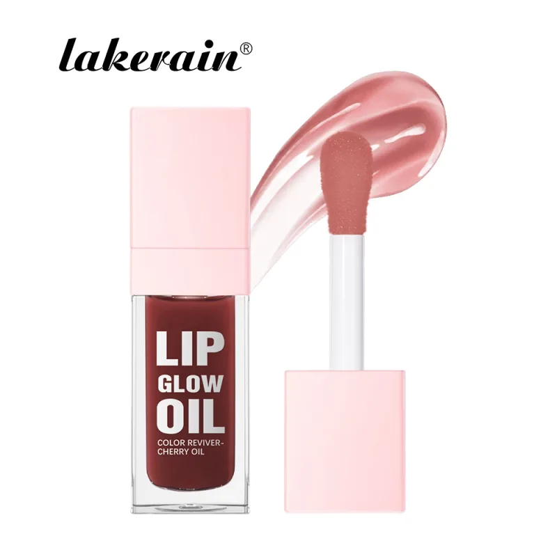 Pelembap Lip Gloss Cermin Air Lip Glaze Menyuburkan Bibir Cecair Gincu Isipadu Bibir Jelas Lip Glos Wanita Bibir Kosmetik — image 12